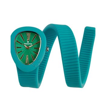 HOOPS Shape Green Rubber strap