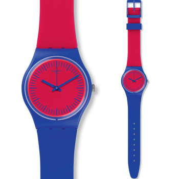 SWATCH BLUE LOOP Two Tone Silicone Strap