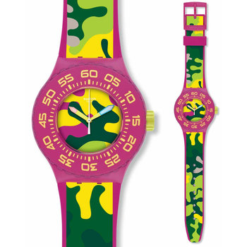 SWATCH CAPINK Camo Silicone