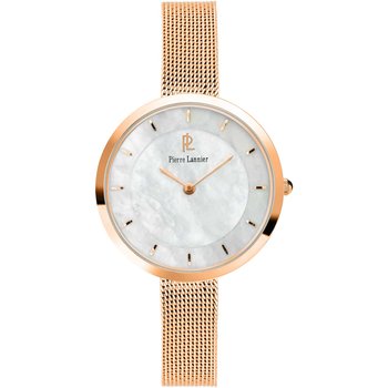 PIERRE LANNIER Classic Rose Gold Stainless Steel Bracelet