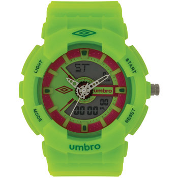 UMBRO Sport Chronograph Green Rubber Strap