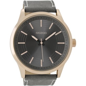 OOZOO Timepieces Grey Leather