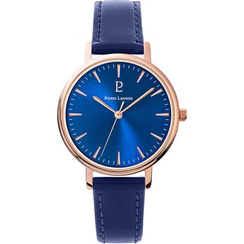 PIERRE LANNIER Ladies Blue Leather Strap