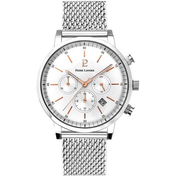 PIERRE LANNIER Chronograph Silver Stainless Steel Bracelet