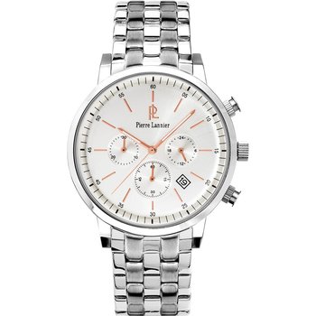 PIERRE LANNIER Chronograph Silver Stainless Steel Bracelet