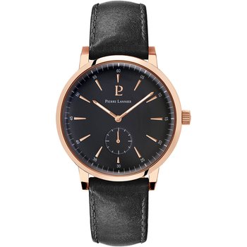 PIERRE LANNIER Classic Black Leather Strap