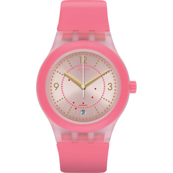 SWATCH Sistem Cali Automatic Pink Silicone Strap