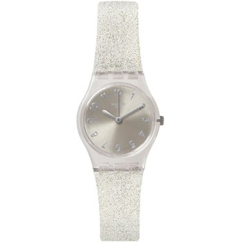 SWATCH Silver Glistar Too Multicolor Silicone Strap