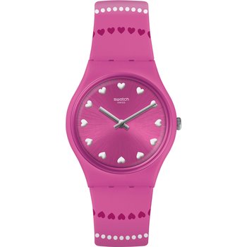 SWATCH Coeur De Manege Purple Silicone Strap