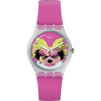 SWATCH Pinkapippa Pink Silicone Strap