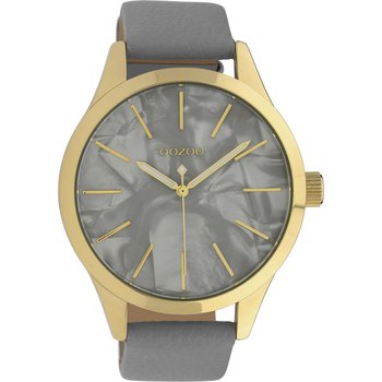 OOZOO Timepieces Grey Leather