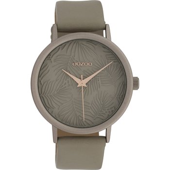 OOZOO Timepieces Grey Leather