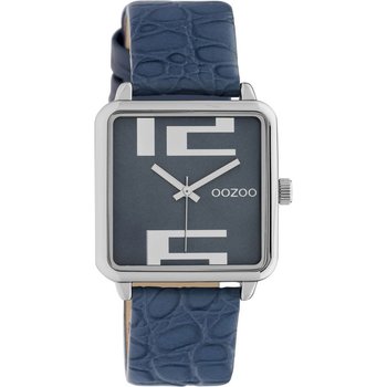 OOZOO Timepieces Blue Leather Strap