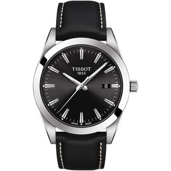 TISSOT T-Classic Gentleman Black Leather Strap