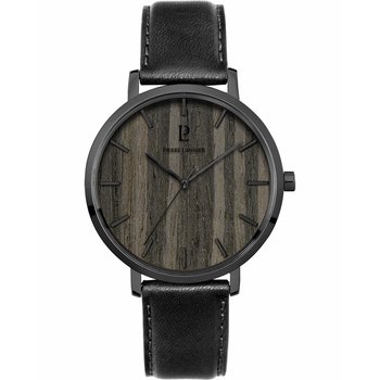 PIERRE LANNIER Nature Black Leather Strap