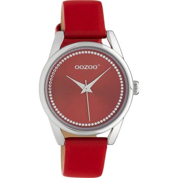 OOZOO Junior Red Leather Strap (32mm)