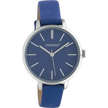 OOZOO Junior Blue Leather Strap (34mm)