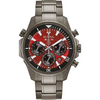 BULOVA Marine Star Chronograph Grey Stainless Steel Bracelet