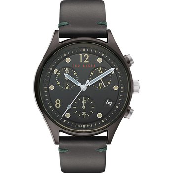 TED BAKER Beleeni Chronograph Black Leather Strap