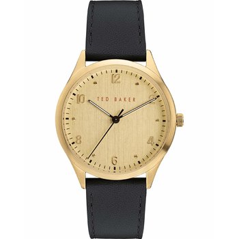 TED BAKER Manhatt Black Leather Strap