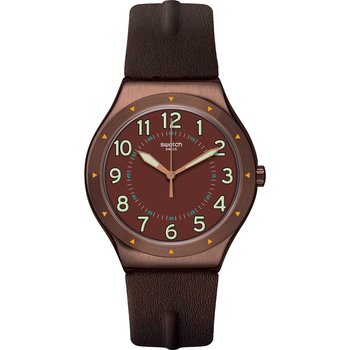 SWATCH Afterwar Brown Leather