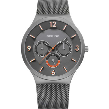 BERING Classic Grey Stainless Steel Bracelet