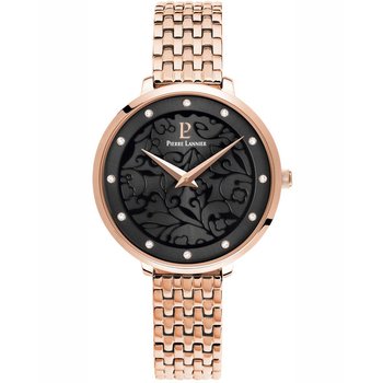 PIERRE LANNIER Eolia Crystals Rose Gold Stainless Steel Bracelet