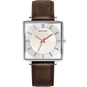 PIERRE LANNIER Lecare Brown Leather Strap