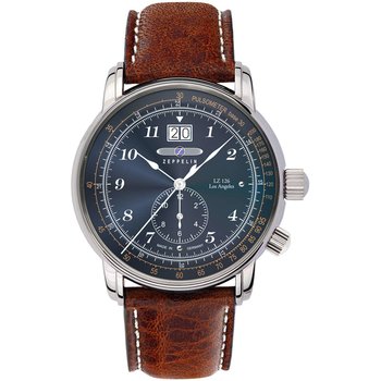 ZEPPELIN LZ 126 Los Angeles Brown Leather Strap