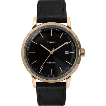 TIMEX Marlin Automatic Black Leather Strap