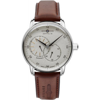 ZEPPELIN New Captain's Line Automatic Brown Leather Strap