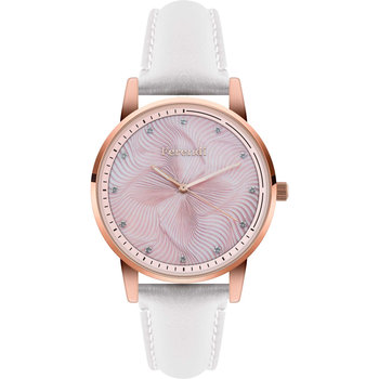 FERENDI Somnia Crystals White Leather Strap