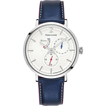 PIERRE LANNIER Evidence Automatic Blue Leather Strap