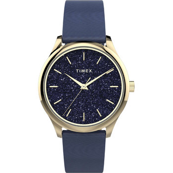 TIMEX Celestial Blue Leather