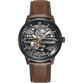 PIERRE LANNIER Impact Automatic Brown Leather Strap