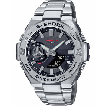 CASIO G-SHOCK Smartwatch Tough Solar Chronograph Silver Stainless Steel Bracelet