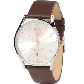 U.S.POLO Colin Brown Leather Strap