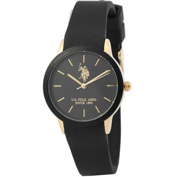 U.S.POLO Skyler Black Silicone Strap