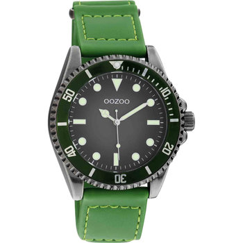 OOZOO Timepieces Green Synthetic Strap