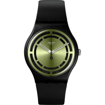 SWATCH Leafy Line Black