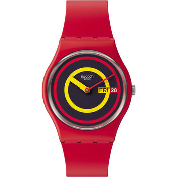 SWATCH Swatch Concentric Red