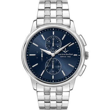 LUCIEN ROCHAT Iconic Chronograph Silver Stainless Steel Bracelet