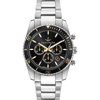 LUCIEN ROCHAT Leman Chronograph Silver Stainless Steel Bracelet