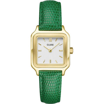 CLUSE Gracieuse Petite Green Leather Strap