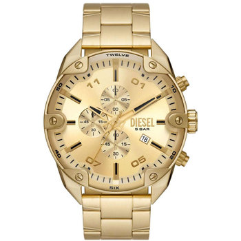 DIESEL Spiked Chronograph Gold Stainless Steel Bracelet