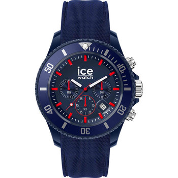 ICE WATCH Chrono with Blue Silicone Strap (L)