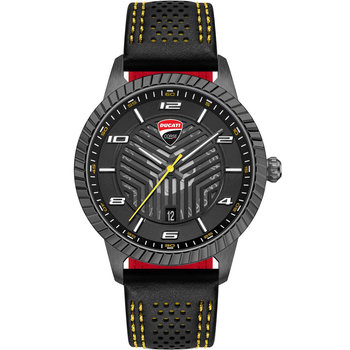 DUCATI CORSE Podio Two Tone Leather Strap