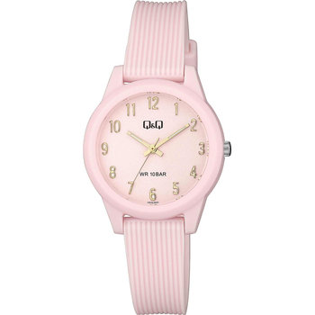 Q&Q Watch Pink Plastic Strap