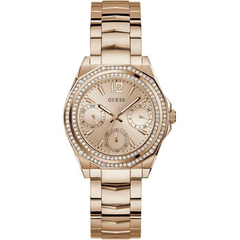 GUESS Ritzy Crystals Rose Gold Stainless Steel Bracelet