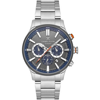 DANIEL KLEIN Exclusive Chronograph Silver Stainless Steel Bracelet